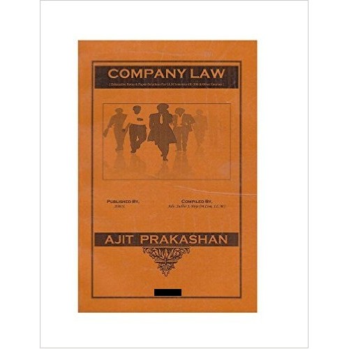 Ajit Prakashan's Company Law Notes For LL.M Sem - III by Adv. Sudhir J. Birje